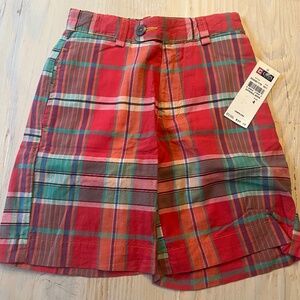 Chaps Toddle Plaid Shorts